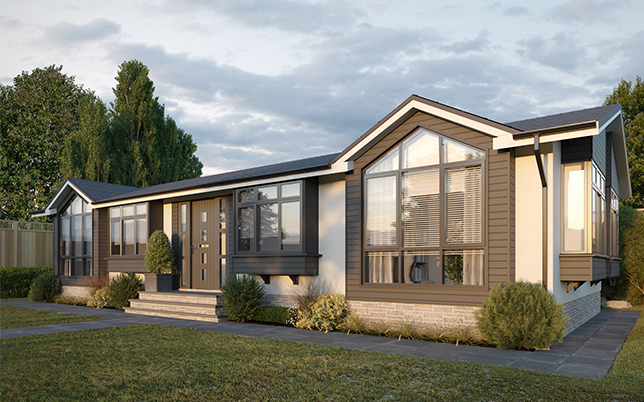 cgi visualisation of a park home
