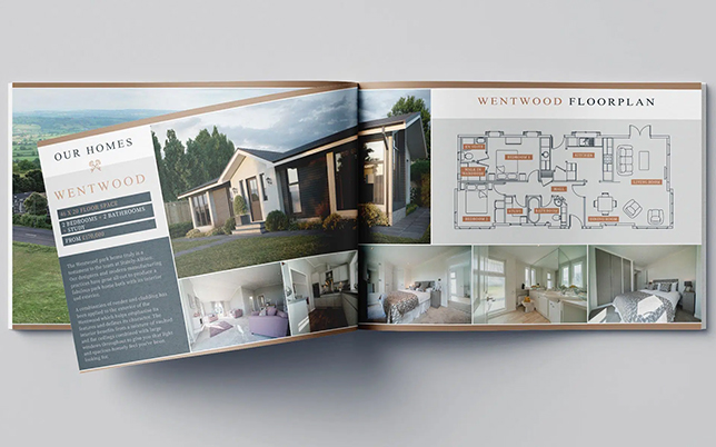 park home brochure design