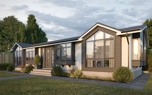 park home marketing modern residential park home cgi